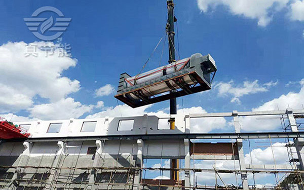 印染污泥干燥設備吊裝現場 印染污泥干燥設備吊裝現場